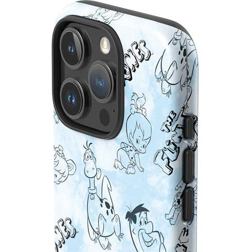 The Flinstones The Flintstones Tie Dye Print iPhone 16 Pro Max Impact Case